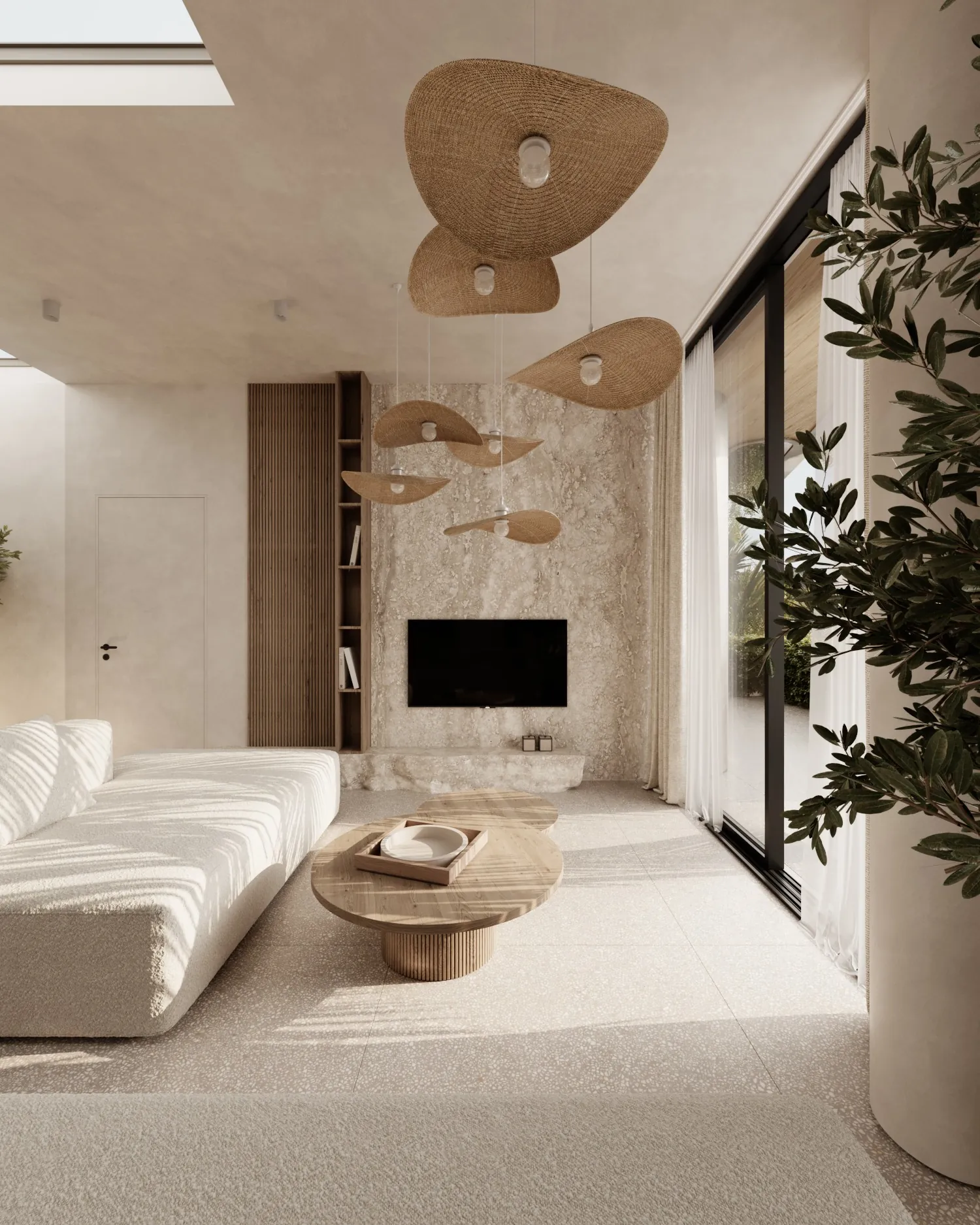 Ardhana three-bedroom villa, living room